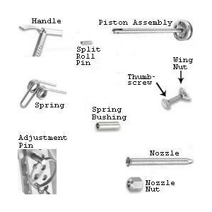 unknown Chicago Metallic Part for Cake Filler 10001 - Nozzle Nut