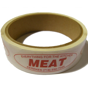 Meat Stickers, Roll of 100