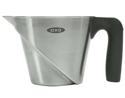 Oxo Measuring Cup, 2 Cup, Stainless Steel