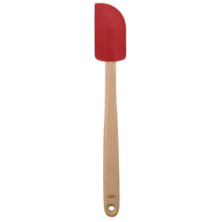 Oxo Wooden Silicone Spatula 12-1/4" Long: Cherry