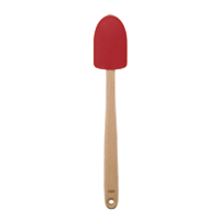 Oxo Wooden Silicone Spoon Spatula 12" Long: Cherry