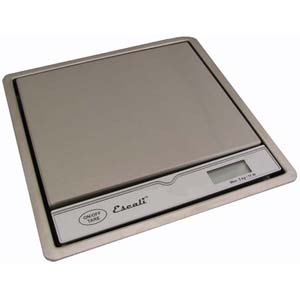 Escali Pronto Surface Mountable Scale 11 lb/ 5 kg