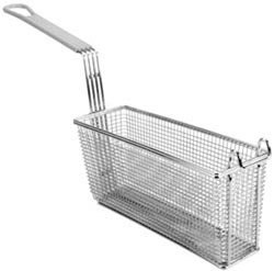 FMP Fry Basket With Plastic-Coated Handles  - 13 1/4" x 4 1/4" x 5 7/16"