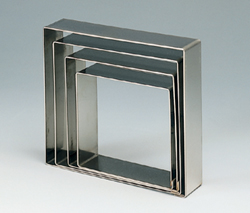 Perfect Square Cake Ring 6.25" Heavy Duty Stainless Steel