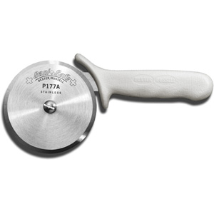 Dexter Russell 18023 P177A Pizza Cutter, 4 Wheel, White Handle