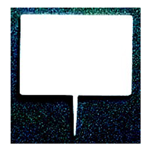 Sign Card W/ Pick - Hard Plastic - 2" X 2-1/2"