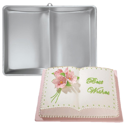 Wilton Book Cake Pan, Two Mix 15" x 11 1/2" x 2 3/4" Deep