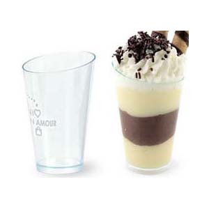 "Mini Mon Amour" Dessert Cup 70ML (2.3 oz), 4.8Cm x 7.7Cm High, Sold as a Case of 600