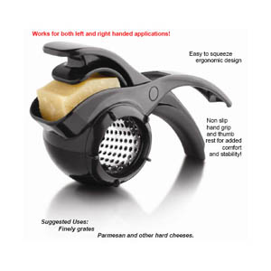 Microplane #39008 Parmesan Rotary Grater, Black