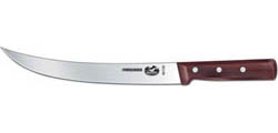 Victorinox 10-Inch Curved Breaking Knfie, Rosewood Handle