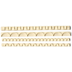 FMM Sugarcraft Straight Frill Cutter, 4 cutters included, (Set 3, 9-12)