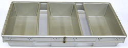 Bread Pan 3 Strap (# 42-3) 8-1/2" X 4-1/2" X 2-3/4" Deep�2 Pieces in Stock