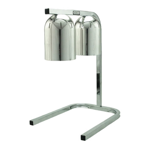 Nemco 2-Bulb Heat Lamp, Chrome Finish