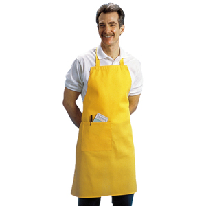 Colored Bib Apron 28" W x 34" L.