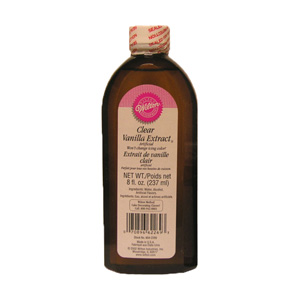 Wilton Clear Vanilla Extract Certified Kosher 8 Oz. - 604-2269