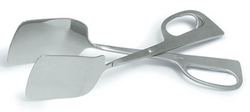 10" Scissor Tongs, Two Turners