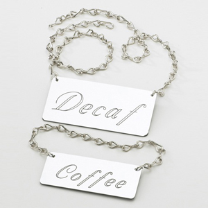 Cal-Mil Urn Chain Sign, Pack of 12