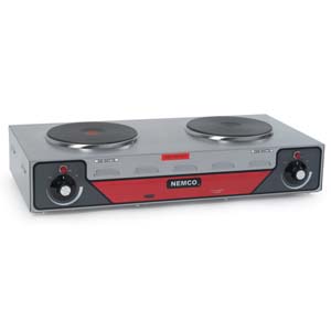 Nemco Hot Plate, Double Burner (Horizontal Model)