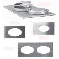 Nemco Four-Hole Adapter Plates for Four 4 Quart Insets (Fits 6055A-43)