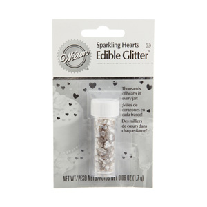 Wilton Edible Glitter: Sparkling Hearts - 703-204