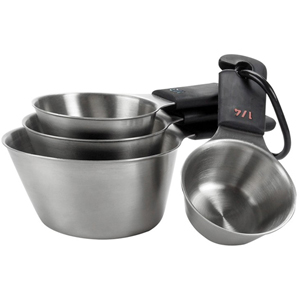 Oxo 76381 Stainless Steel Measuring Cups, Set of 4