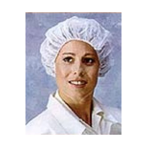 Bouffant Caps, White Tyvek� Material, One Size Fits All. Pack of 10 Pieces�Quantity Limited