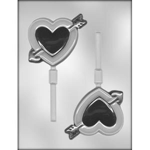 CK Products CK Products 90-1251 Arrow-Heart Sucker Plastic Chocolate Mold