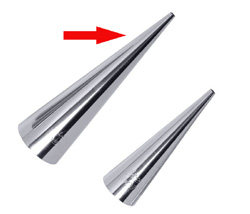 Ateco Lady Lock Stick Stainless Steel 6-3/8 L x 1 7/8 Dia. Tapered To 3/16