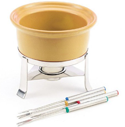 Chantal 3-Cup / .7 Liters Fun Fondue Set, Curry Yellow