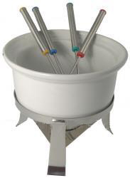Chantal 3-Cup / .7 Liters Fun Fondue Set, White