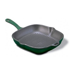 Chasseur Cast-Iron Square Grill with Cast-Iron Handle