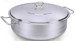 Korkmaz 7.5-Liter Mega Casserole, St Steel