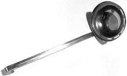 Straining Ladle, St Steel�Discontinued Item; Quantity Limited
