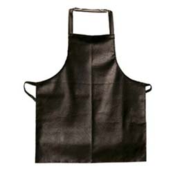 Vinyl Bib Apron, Brown, 26" x 41"