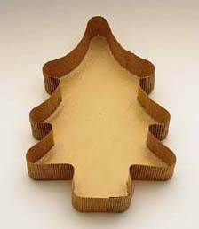 Novacart Christmas Tree. Size: 12"-1/4" x 9-1/2"w x 2-3/8d. Pack of 12.