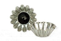 Tartlet Tin Fluted Round Tinned Steel 2" Diam. <BR>Price per Dozen