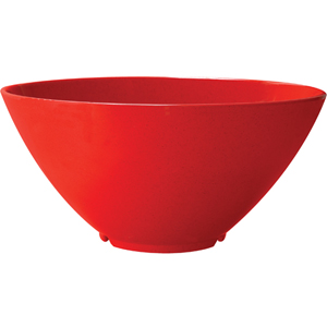 Melamine Bowl, Red Sensation Series, 4 Quart, 11" Diameter x 5.25" Deep, Sold as a Case of 6