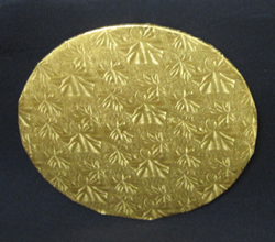Cake Board Gold Round, 1/4 Thick. 