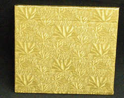 Cake Board, Square, Gold, 1/4" thick, Pack of 12 Boards