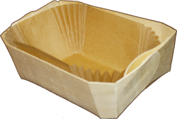 Panibois Bakeable Wooden Prince Basket 5 1/8" x 3 3/4" x 2", case of 240