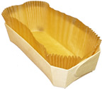 Panibois Bakeable Wooden Archiduc Basket 9 �" x 4 �" x 3", case of 100