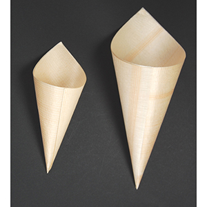 Disposable Wooden Cone, 1 Pack