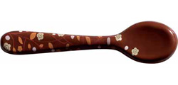 Plastic Chocolate Fill-in Blisters: Spoon 105mm Long, 48 Cavities (Actual Color of Flowers is Light Green)