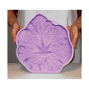 Silicone Mold, Hollyhock Leaf Mold 9.5"