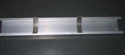 Aluminum Turning Bagel Board With Clips 25 1/2" X 3 3/4"