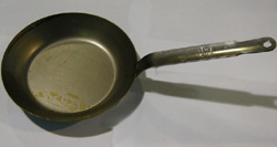 Steel Frying Pan, 7-1/2" Outer Diameter, 1-3/8" Deep�2 Pieces Left