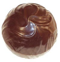 Polycarbonate Swirl Bonbon 2 pc. Magnetic Chocolate Mold. Each Bonbon 25mm Diam; 32 Cavities