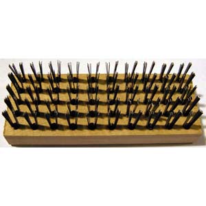 Butcher Block Brush. Bristles May Have Some Rust