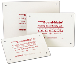 San Jamar Board-Mate� Cutting Board Safety/Anti-Slip Mat, 10" x 16"