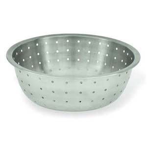 Chinese Colander, 5MM Holes, Stainless Steel